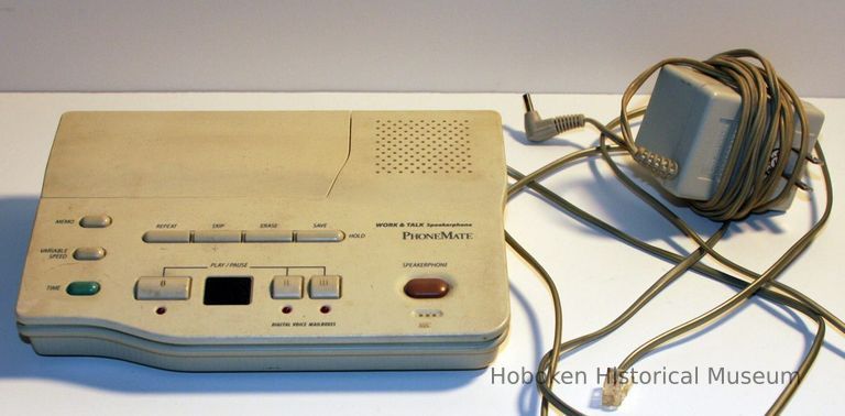 Phonemate Telephone Answering System, Model 9300; formerly at 732 Willow Avenue, Hoboken from ca. 1995-2007. picture number 1