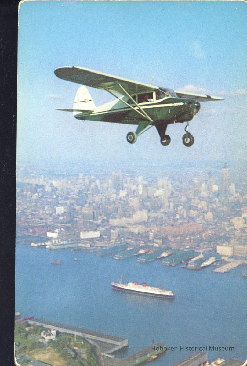 Postcard: Airplane, Hoboken, NJ picture number 1