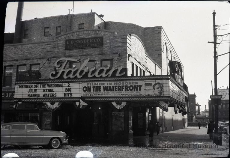 1: view of Fabian marquee with On the Waterfront