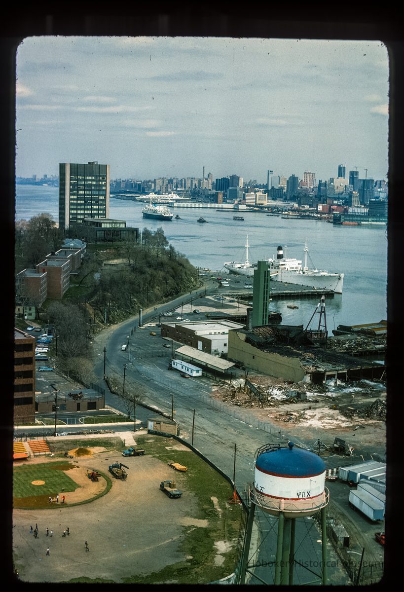 Color slide of aerial view from River & 3rd looking NE picture number 1
