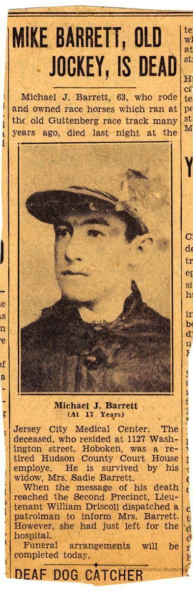 Newspaper clipping from album of article 