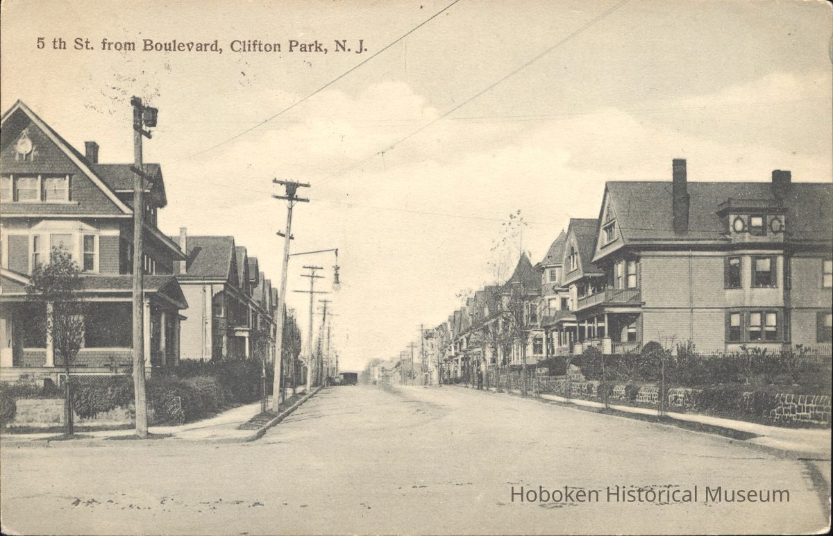 Postcard: 5 th St., Clifton Park, NJ picture number 1