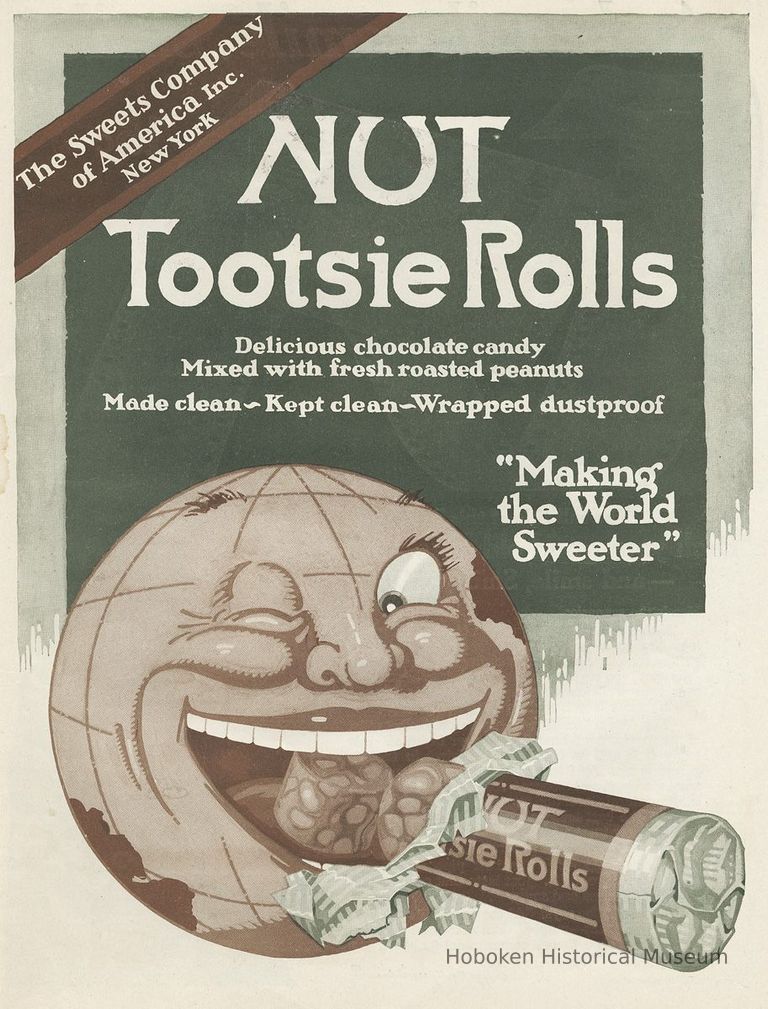 Tootsie Rolls, Sweets Company, New York, 1919