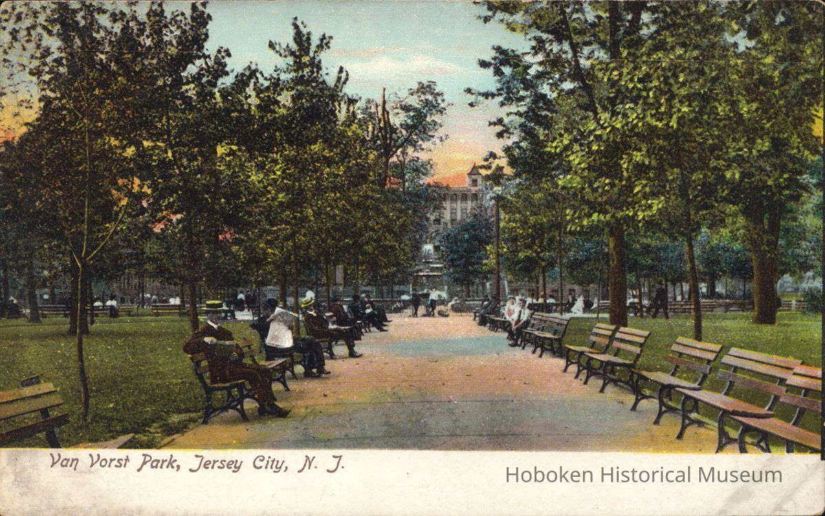 Postcard: Van Vorst Park, Jersey City, NJ picture number 1