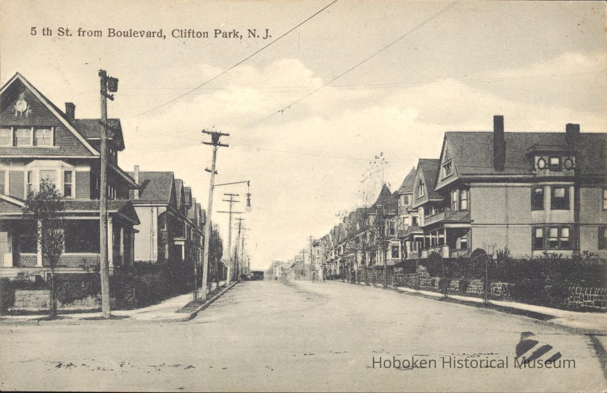 Postcard: 5 th St., Clifton Park, NJ picture number 1