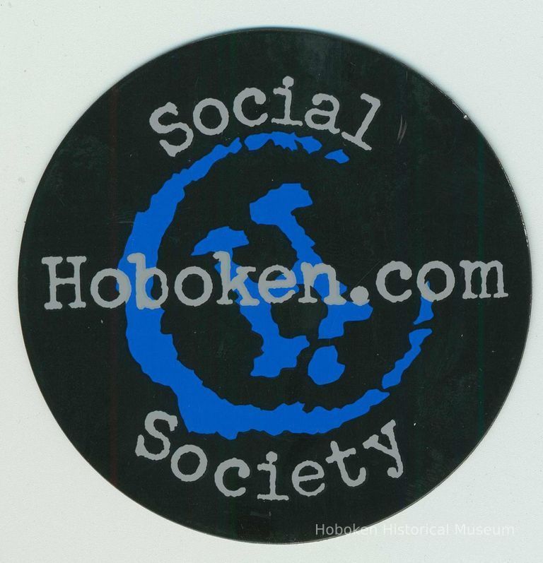 Advertising magnet for Hoboken.com, an internet information site, Hoboken, no date, ca. 2001. picture number 1