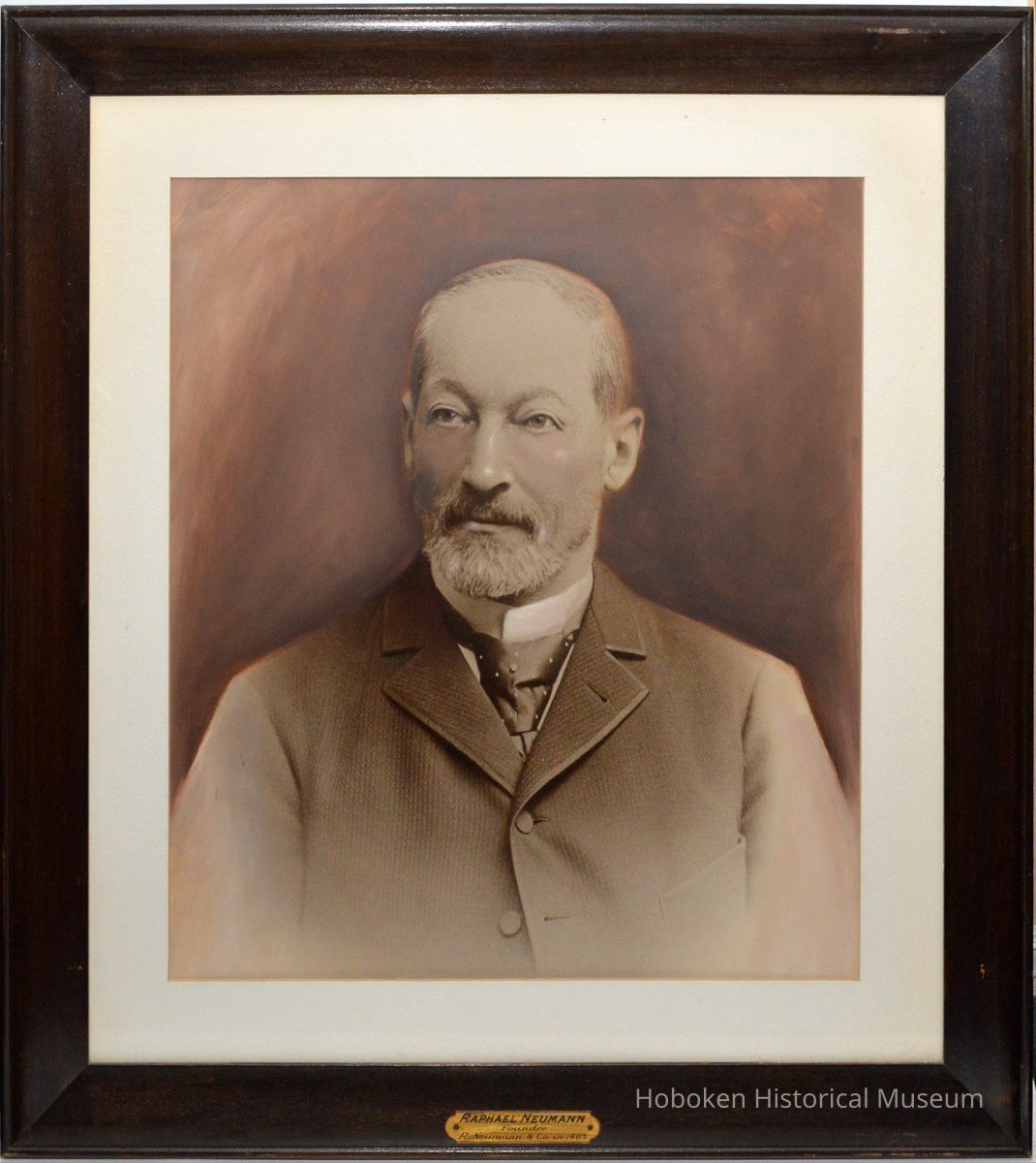 Portrait of Raphael Neumann as framed.