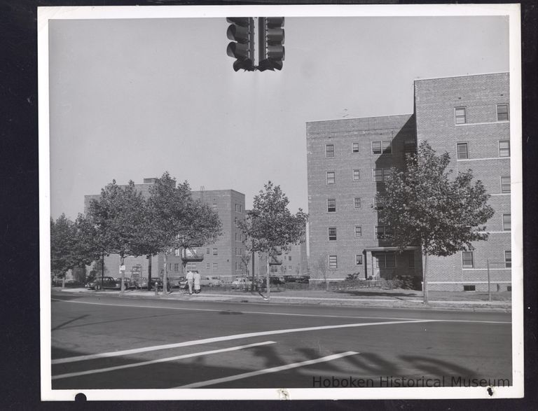 B&W Photograph of Hudson Towers, North Bergen, NJ picture number 1