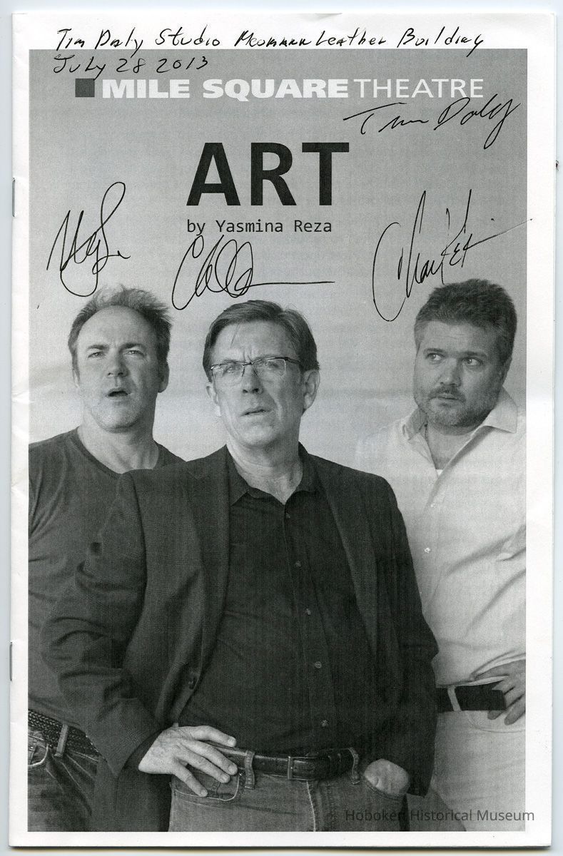 cover autographs: Tim Daly, Mathew Lawler, Chris O'Connor, Charlie Kevin