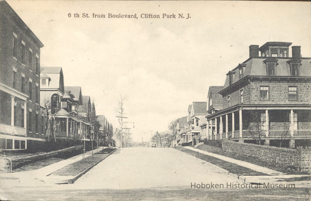 Postcard: 6 th St., Clifton Park, NJ picture number 1