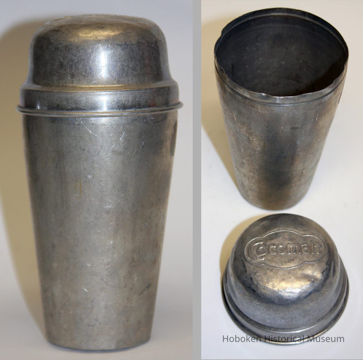 Cocomalt shaker with cap on and off