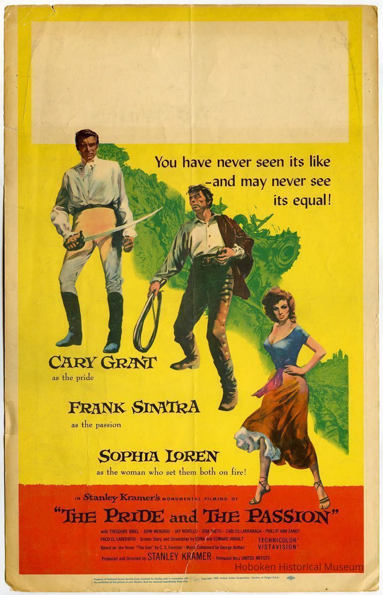 The Pride and The Passion poster sign