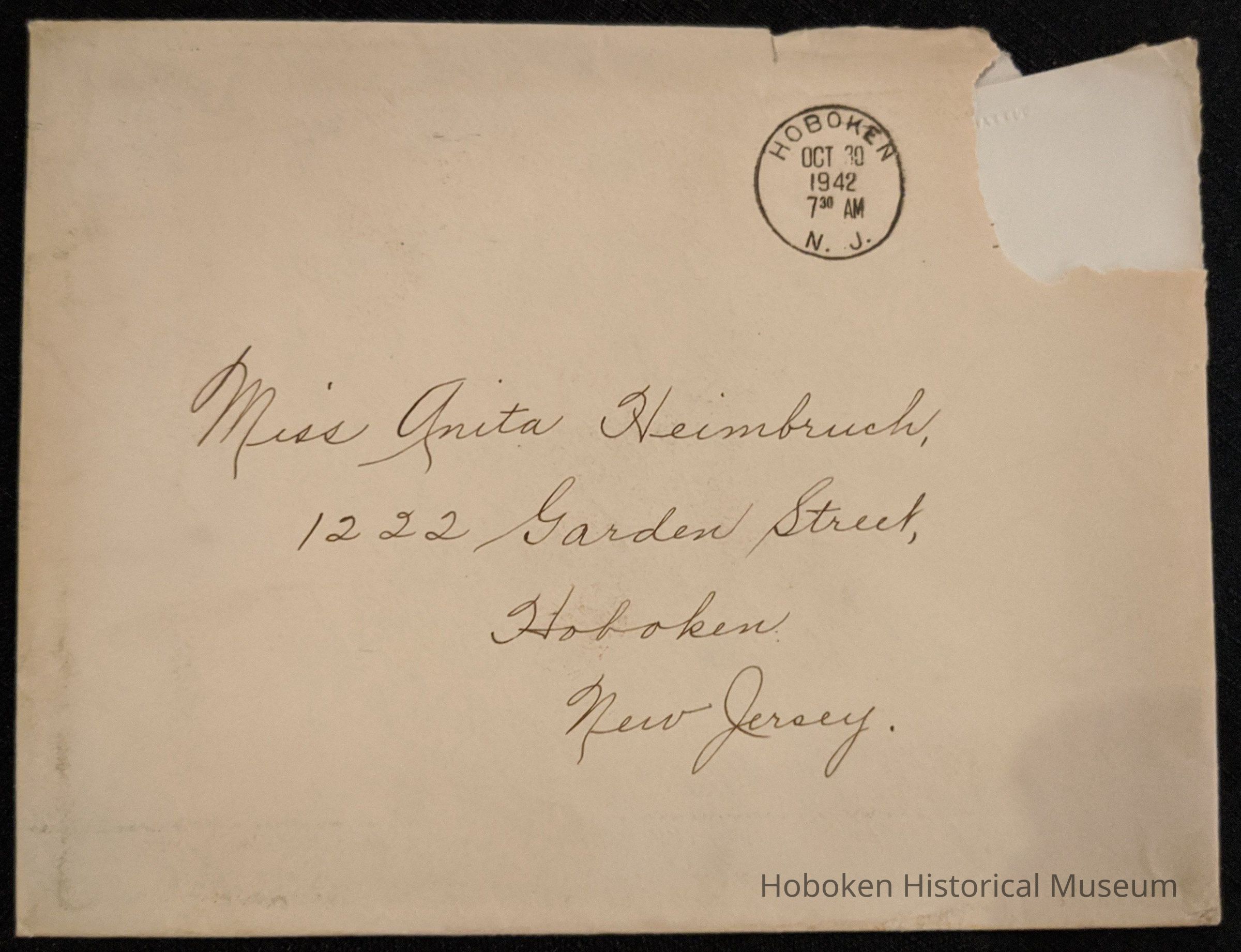 Wedding Invitations to Anita Heimbruch from the Duffy family, 1942 picture number 1
