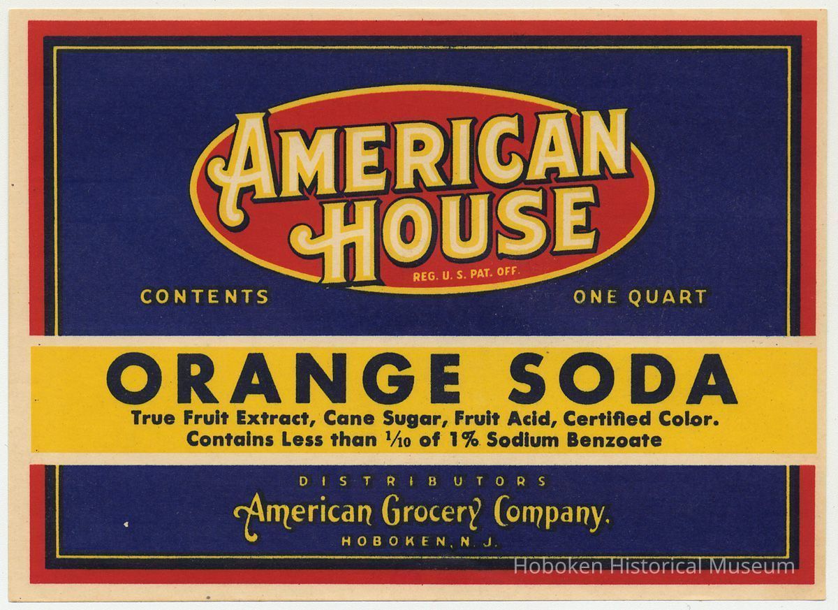 label - Orange Soda