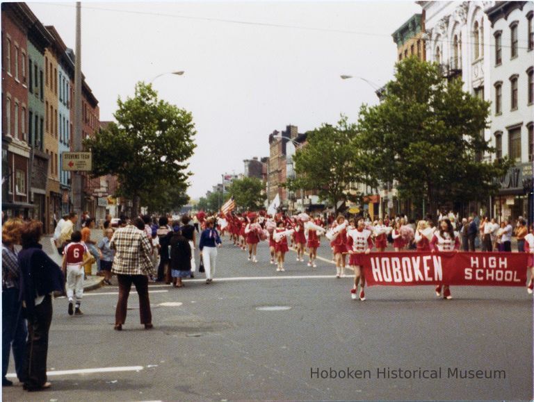 Photo 1: Hoboken High School marching unit