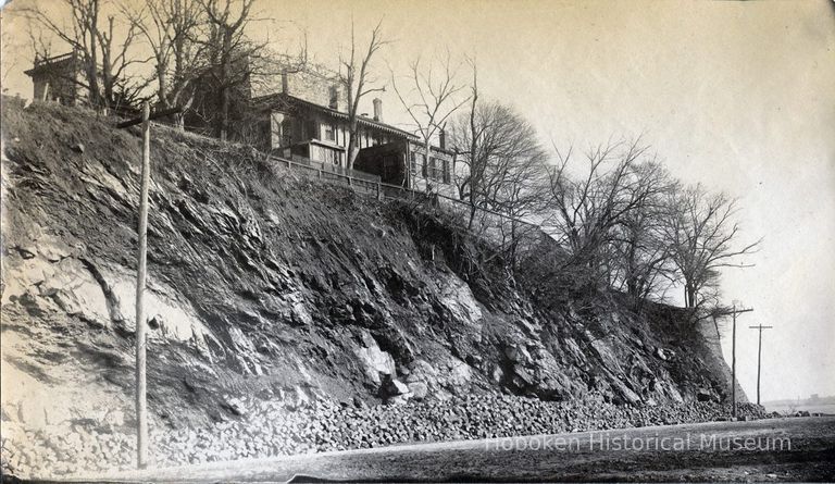 enhanced image: Castle Point, Castle Stevens, from River Walk, ca. 7th St.