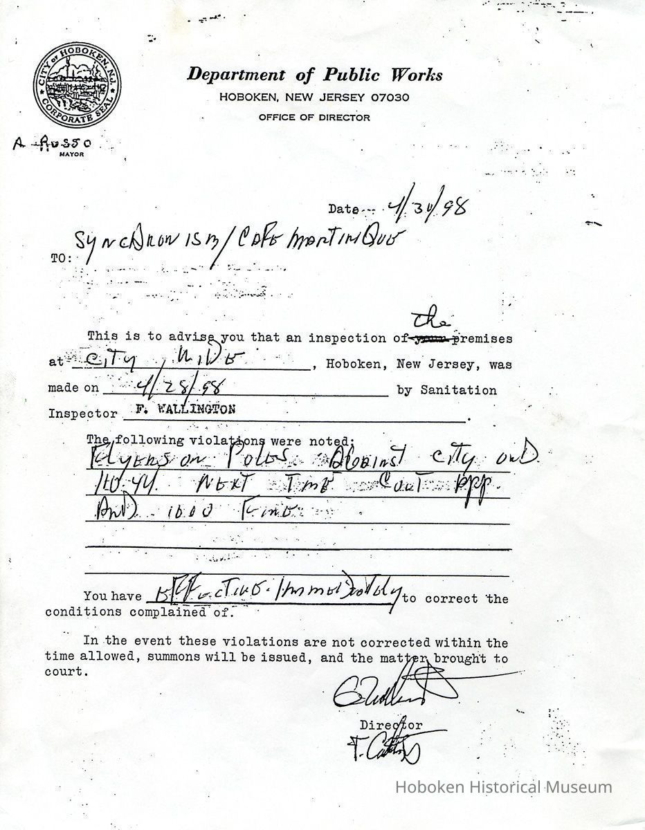 01 1998 letter