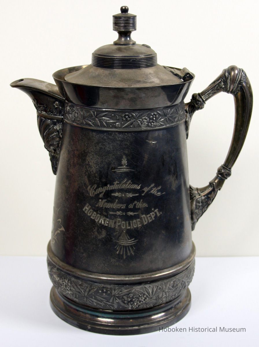 commemorative silver pitcher