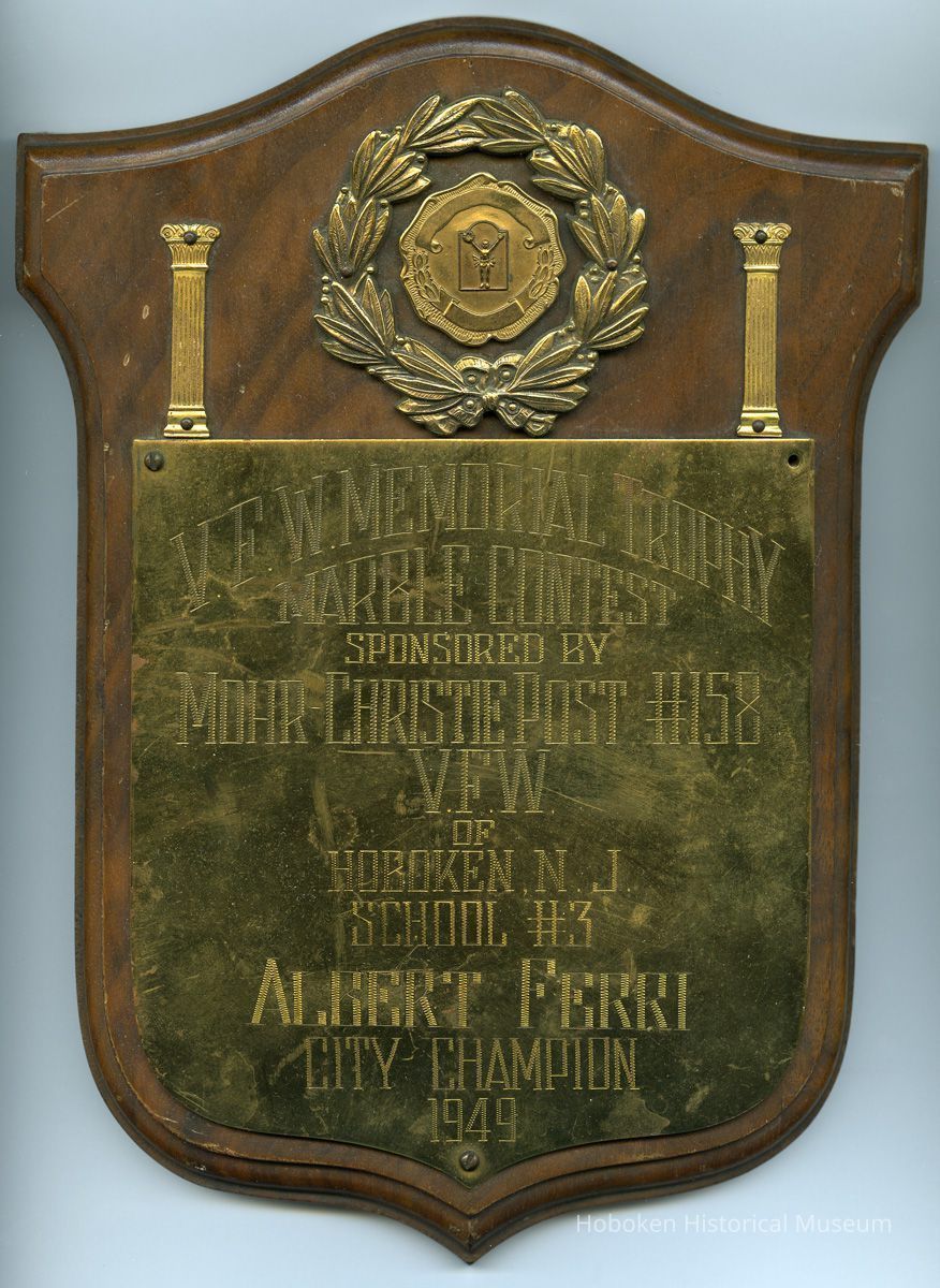 marble contest plaque