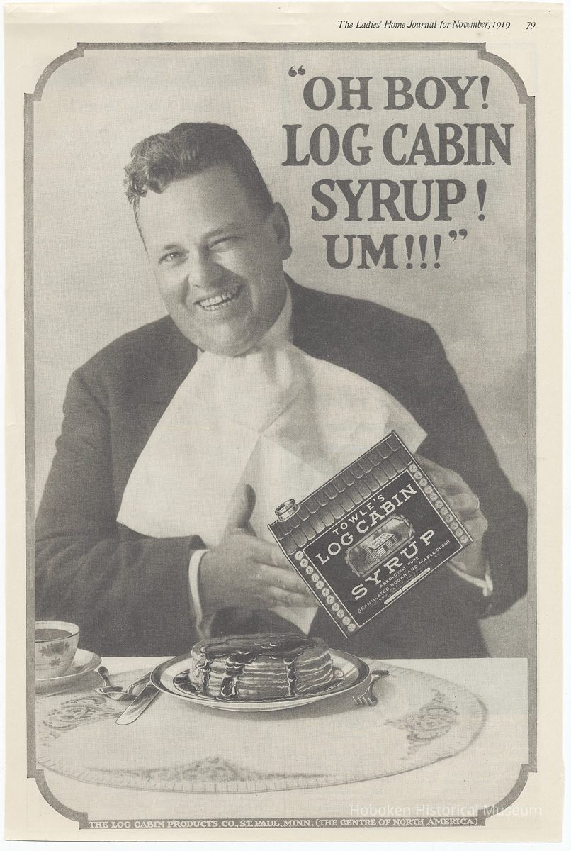 Log Cabin Syrup; Ladies' Home Journal, Nov. 1919
