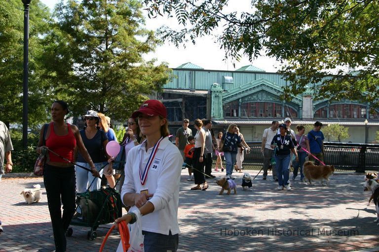 Digital color image of the 2004 Hoboken Pet Parade, along the Hoboken Waterfront, Sunday, September 26, 2004. picture number 1