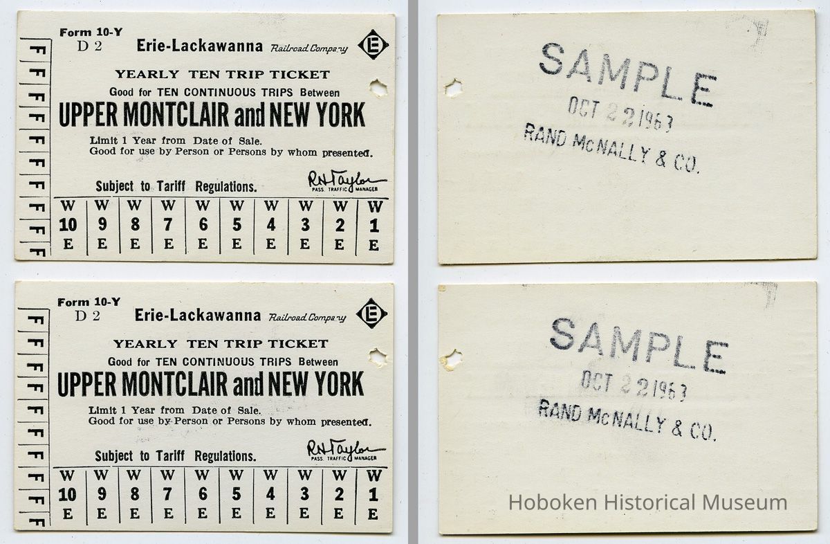 front and back, October 22, 1963