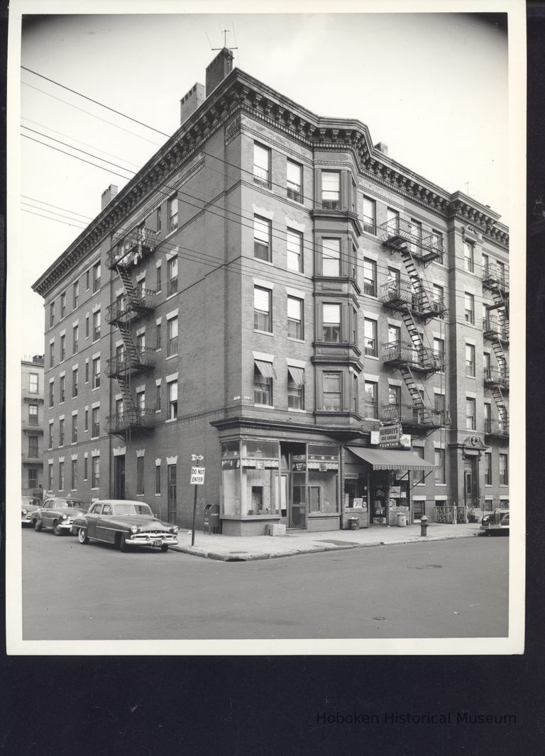 B+W photo of 921 Clinton St., Hoboken, NJ. Not dated picture number 1