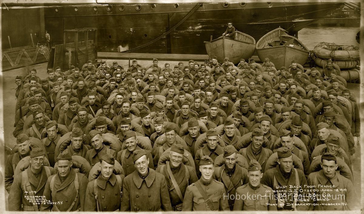image as received; S.S. Otsego, Port of Debarkation