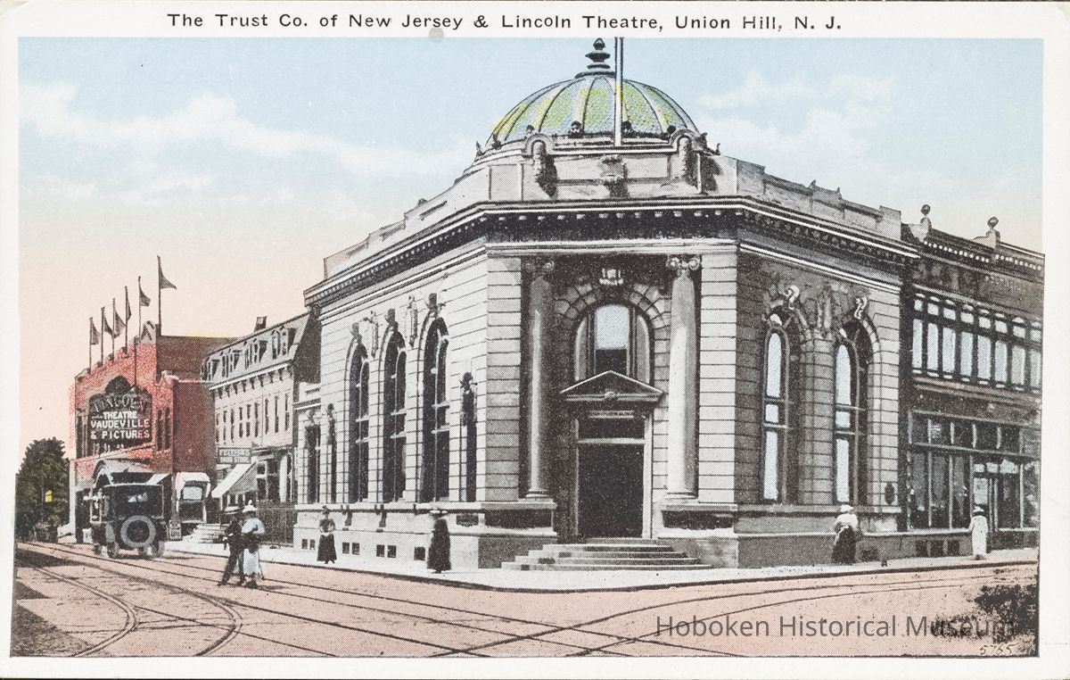 Postcard: The Trust Co, NJ, Union Hill, NJ picture number 1