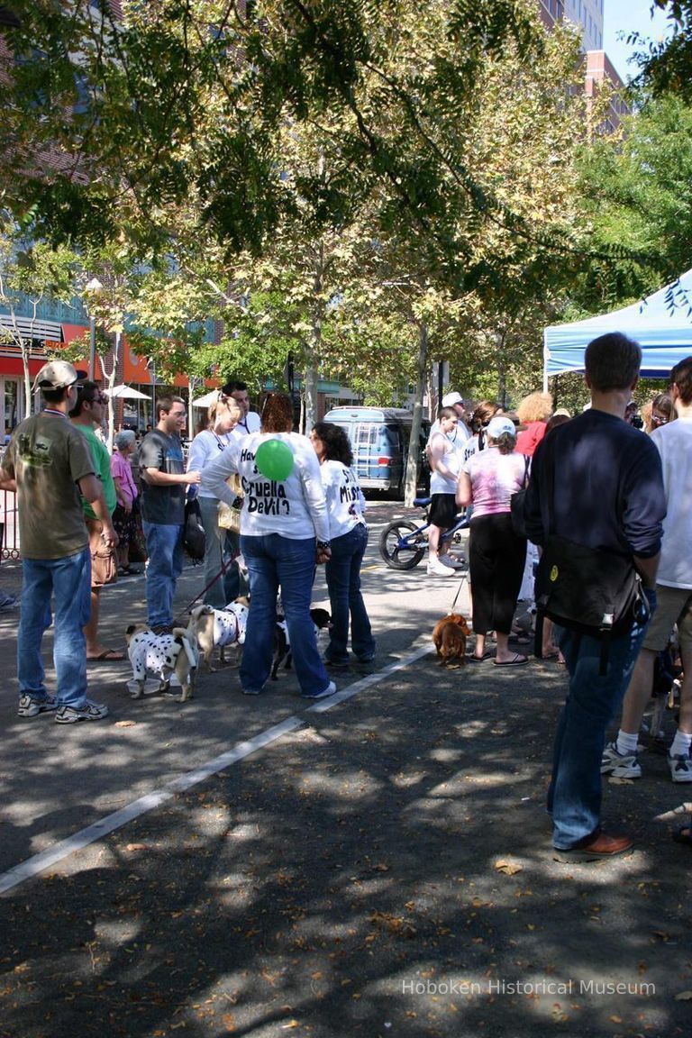 Digital color image of the 2004 Hoboken Pet Parade, along the Hoboken Waterfront, Sunday, September 26, 2004. picture number 1