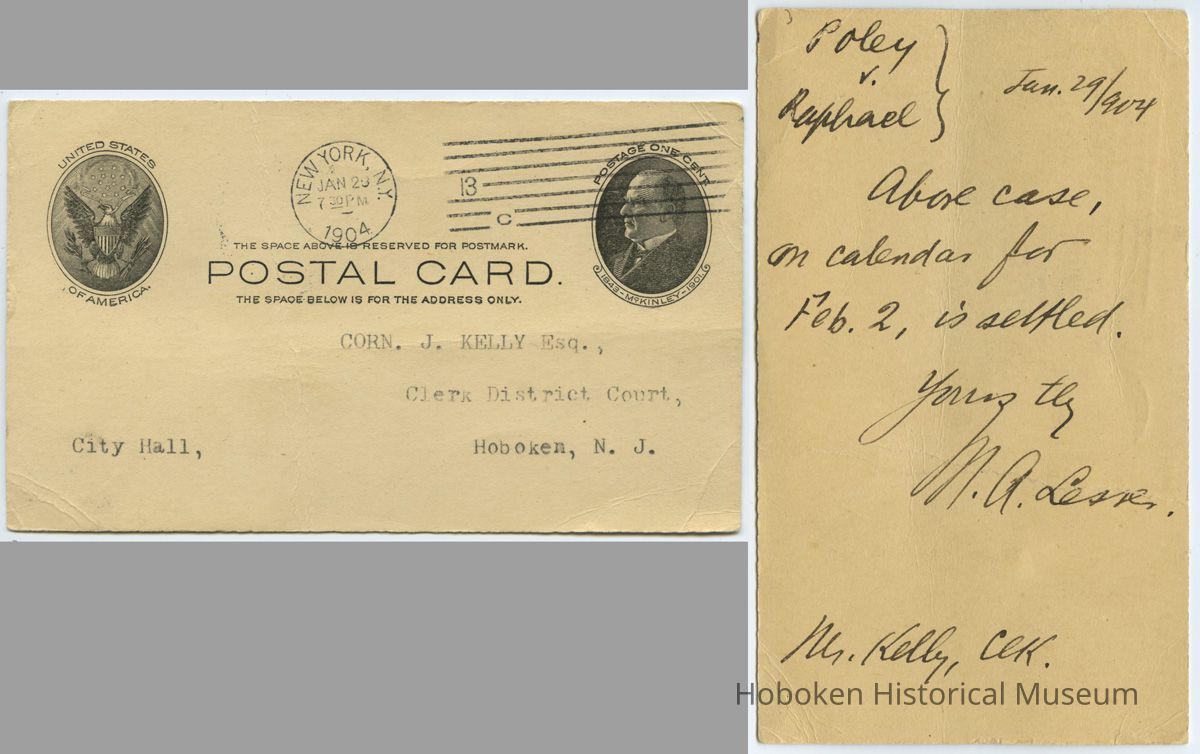 address side and message