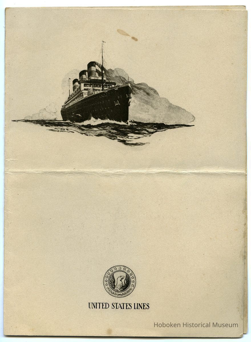 pg [1], front cover - United States Lines; page [2] blank