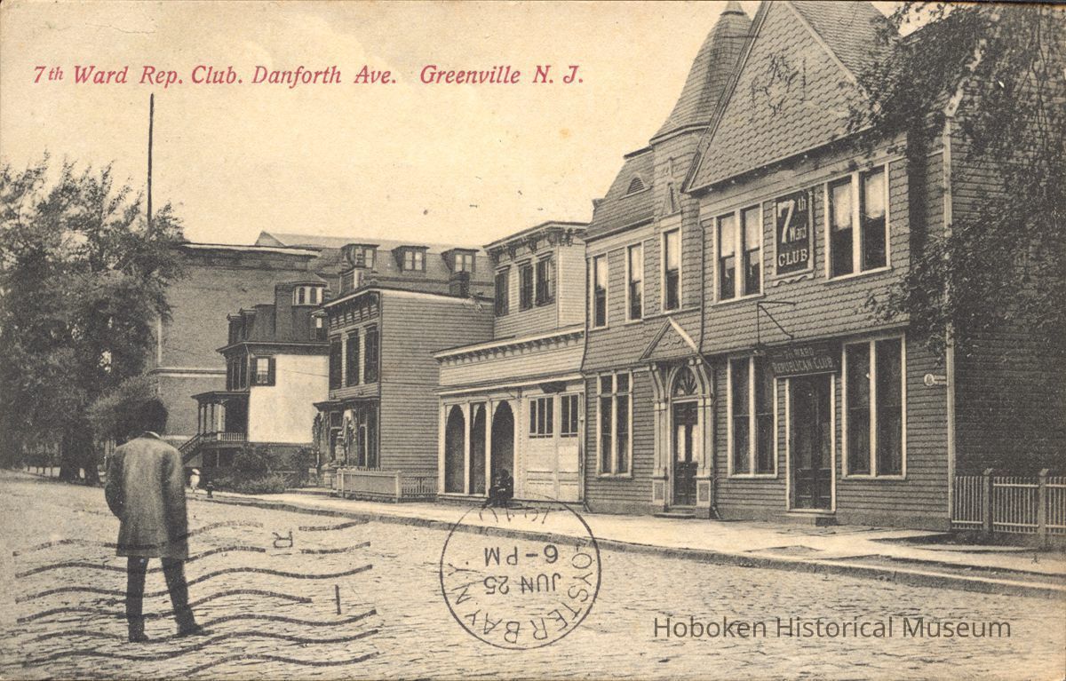 Postcard: 7th Ward Republican Club, Jersey City, NJ picture number 1