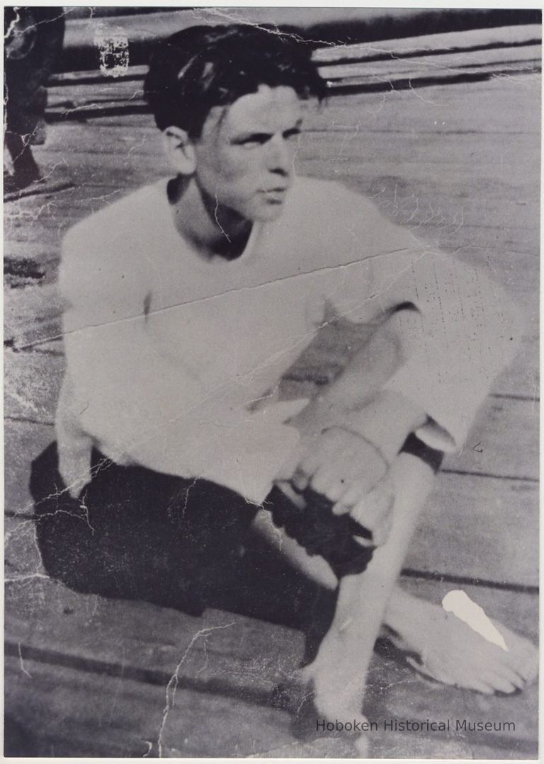 young Frank Sinatra on boardwalk / pier