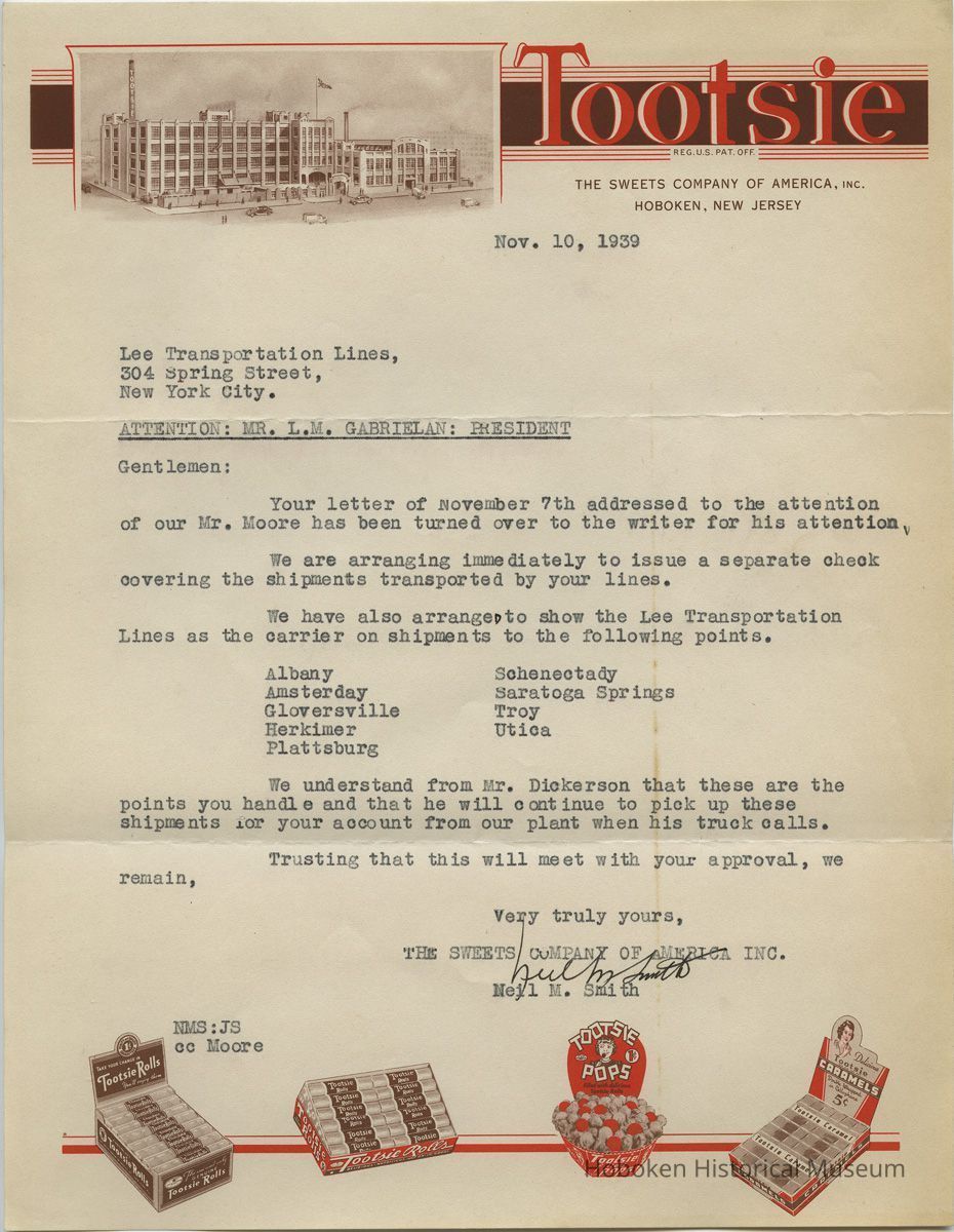1939 letter