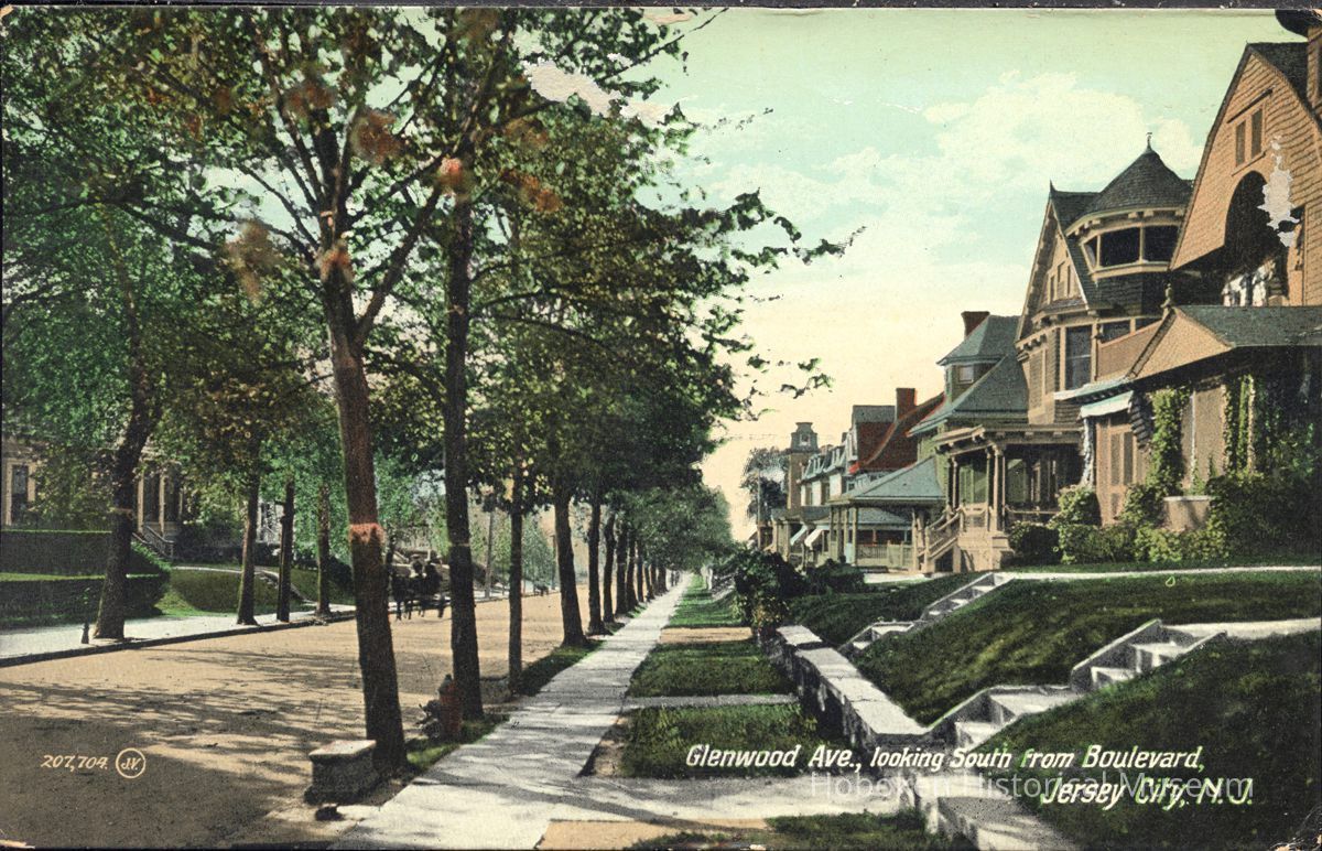 Postcard: Glenwood Ave., Jersey City, NJ picture number 1