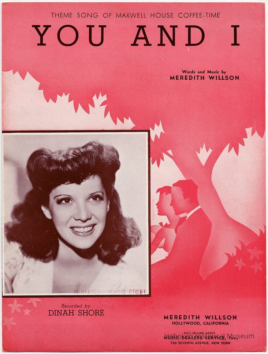 pg [1] front cover; Dinah Shore