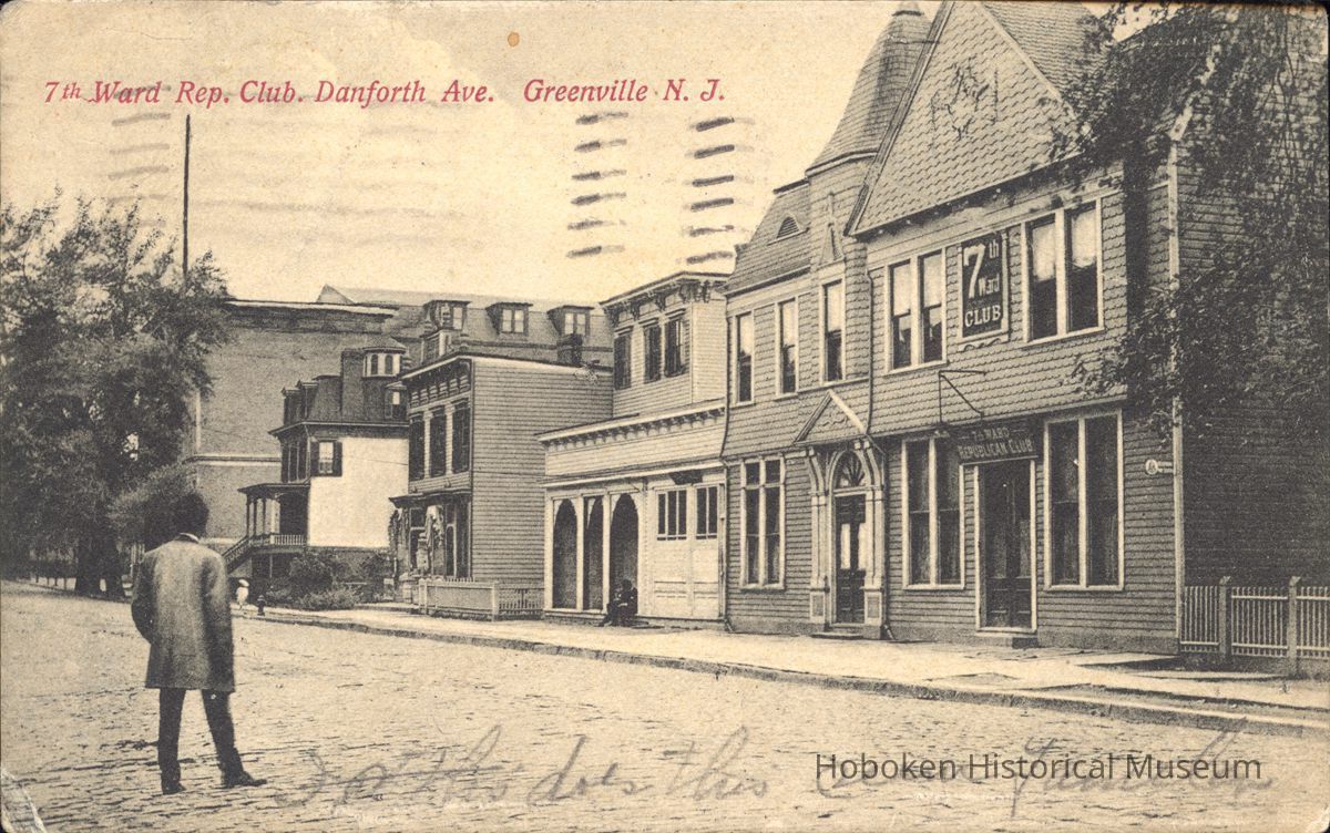 Postcard: 7th Ward Republican Club, Jersey City, NJ picture number 1