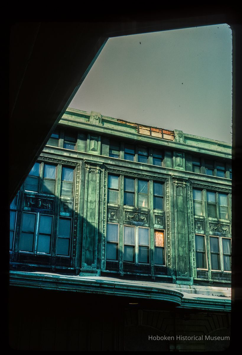 Color slide of detail view of Lackawanna Terminal façade picture number 1