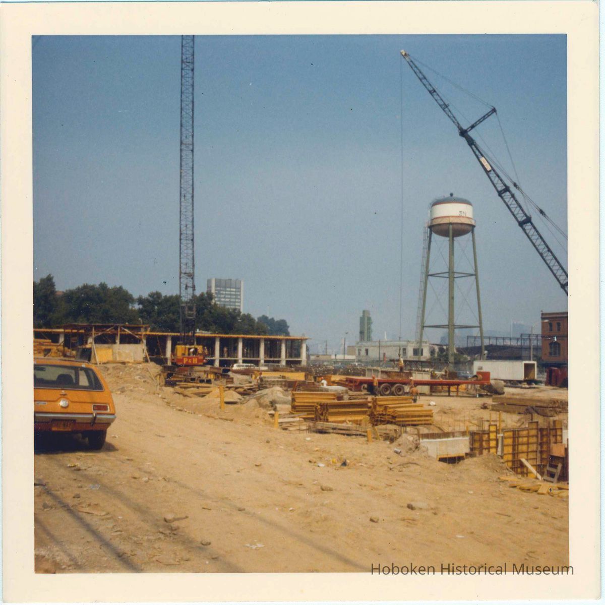 foundation construction for One Marineview Towers