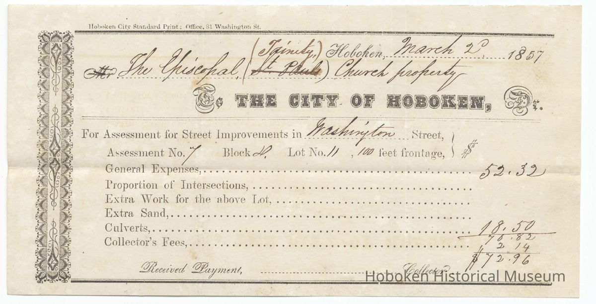 front; reverse blank