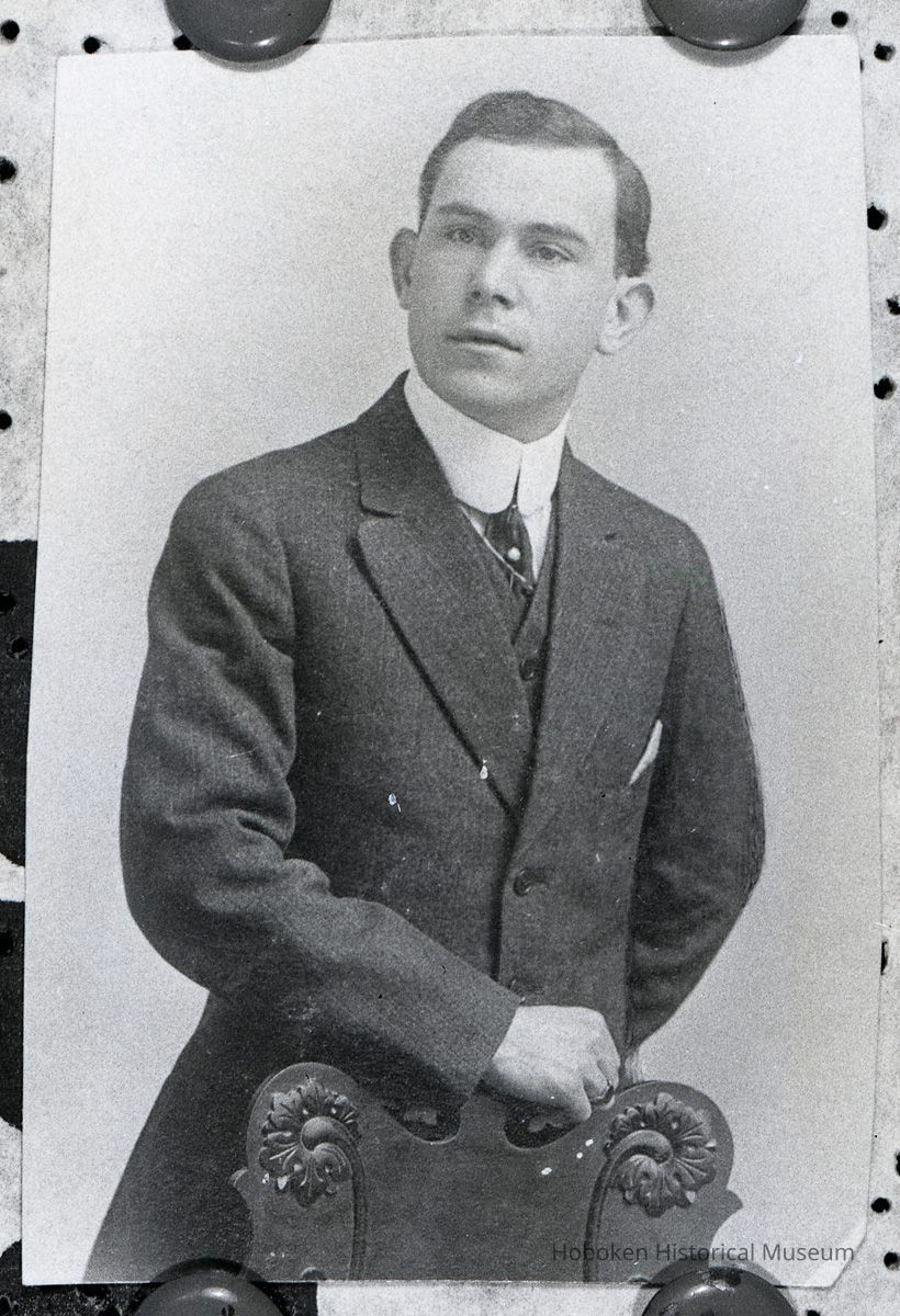 Young man (Samperi family member?) in suit, no place, no date, circa 1900-1920. picture number 1