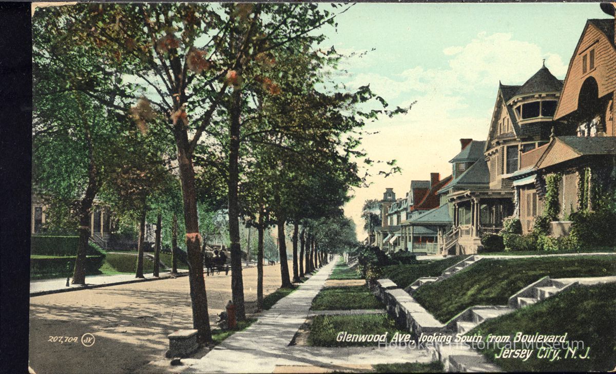 Postcard: Glenwood Ave., Jersey City, NJ picture number 1