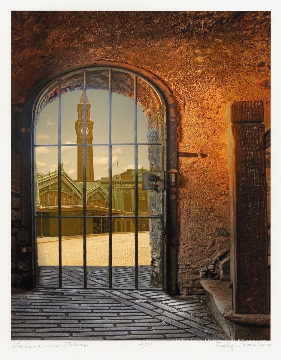 Roslyn Rose: Lackawanna Station; photomontage print
