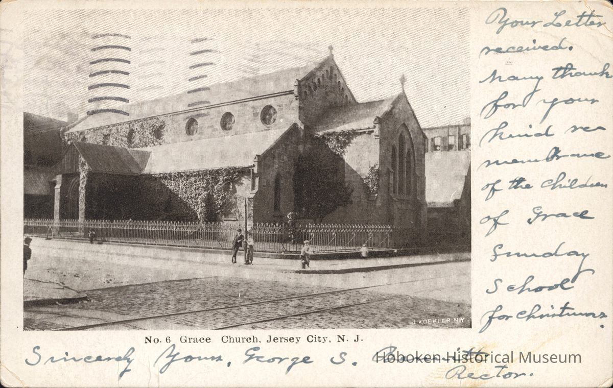 Postcard: Grace Church, Jersey City, NJ picture number 1