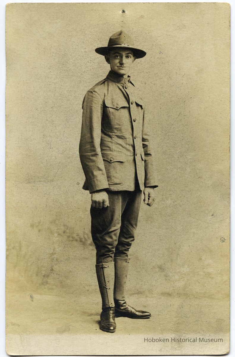 William Beck in U.S. Army uniform; enhanced