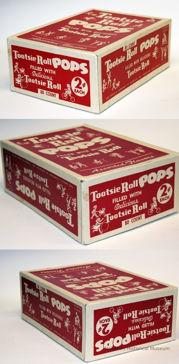 Tootsie Roll Pops box - various full views