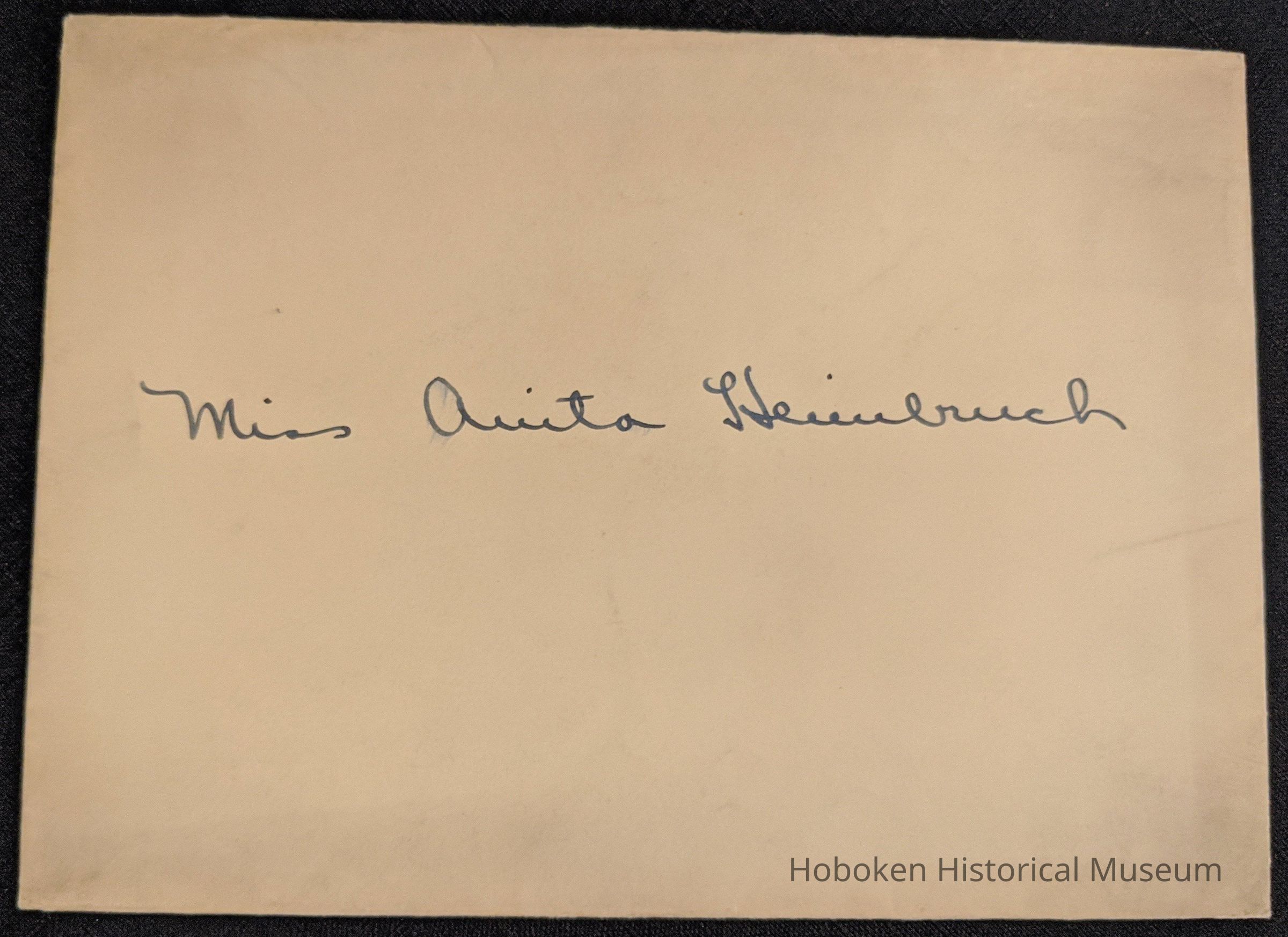 Wedding Invitation to Anita Heimbruch, from the Hunter family,1963 picture number 1