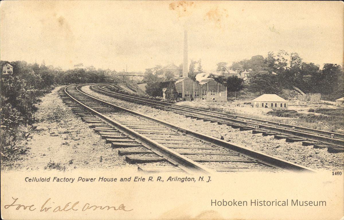 Postcard: Arlington, NJ, Celluloid Factory Power House picture number 1