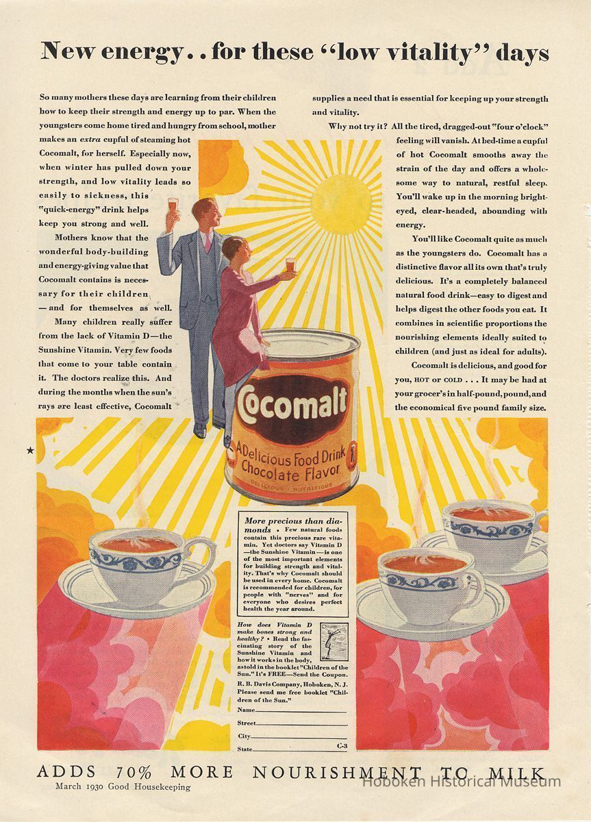 Cocomalt Good Housekeeping March 1930
